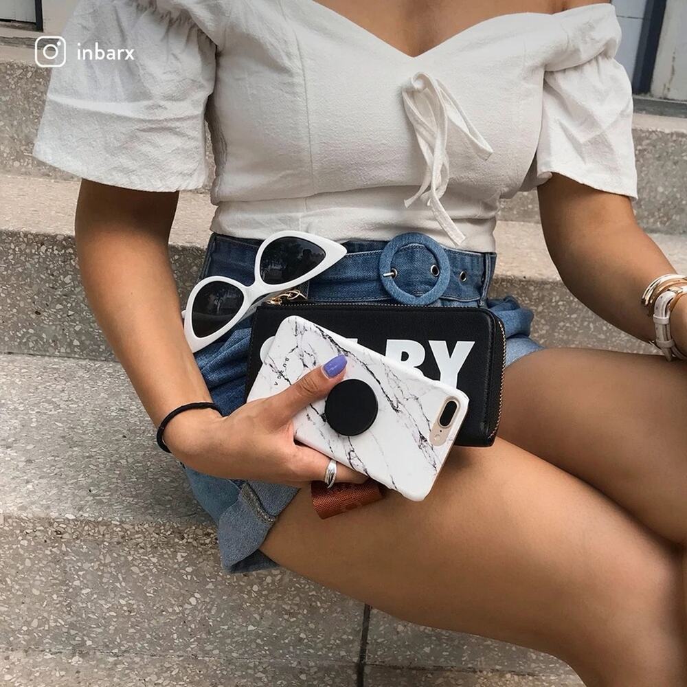 Burga White Gray Black Marble iPhone Snap Case 11 Pro Max NWT - Picture 2 of 8